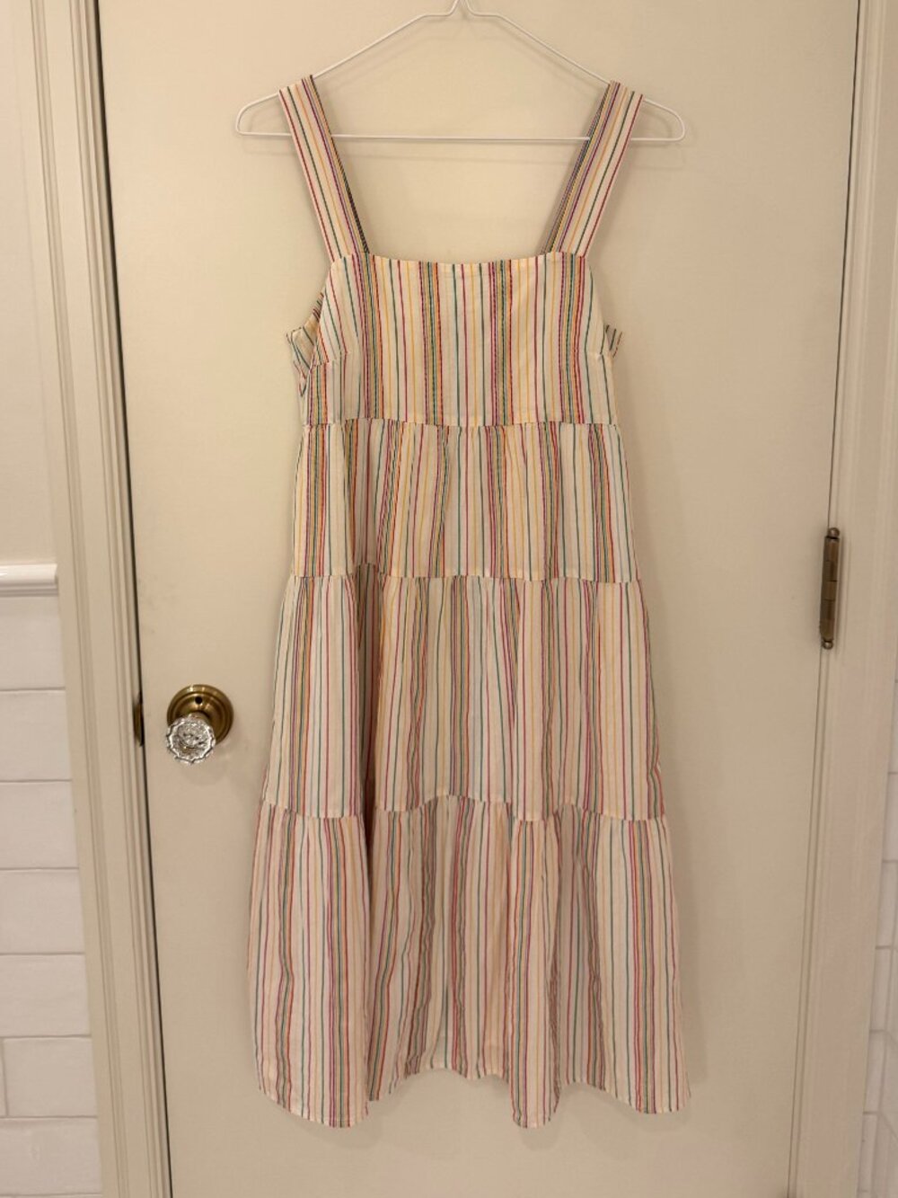 Madewell Striped Midi Dress (size 00)